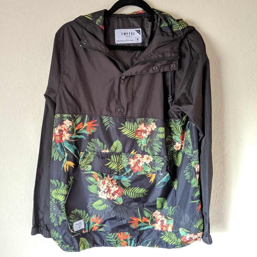 Empyre Tropical Windbreaker Anorak Jacket S
